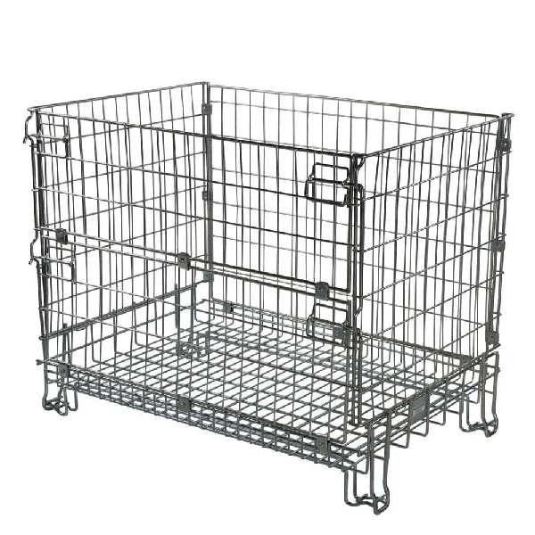 Euro Hypacage - Large Collapsible Wire Mesh Pallet Cage, 600KG Capacity