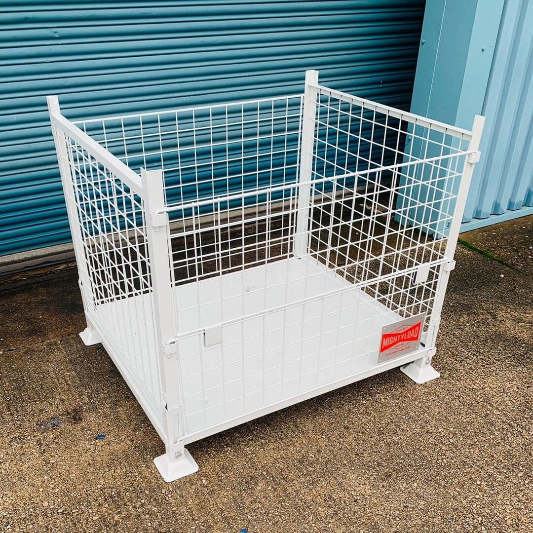 Large Collapsible Wire Mesh Pallet Cage/Gitterbox 